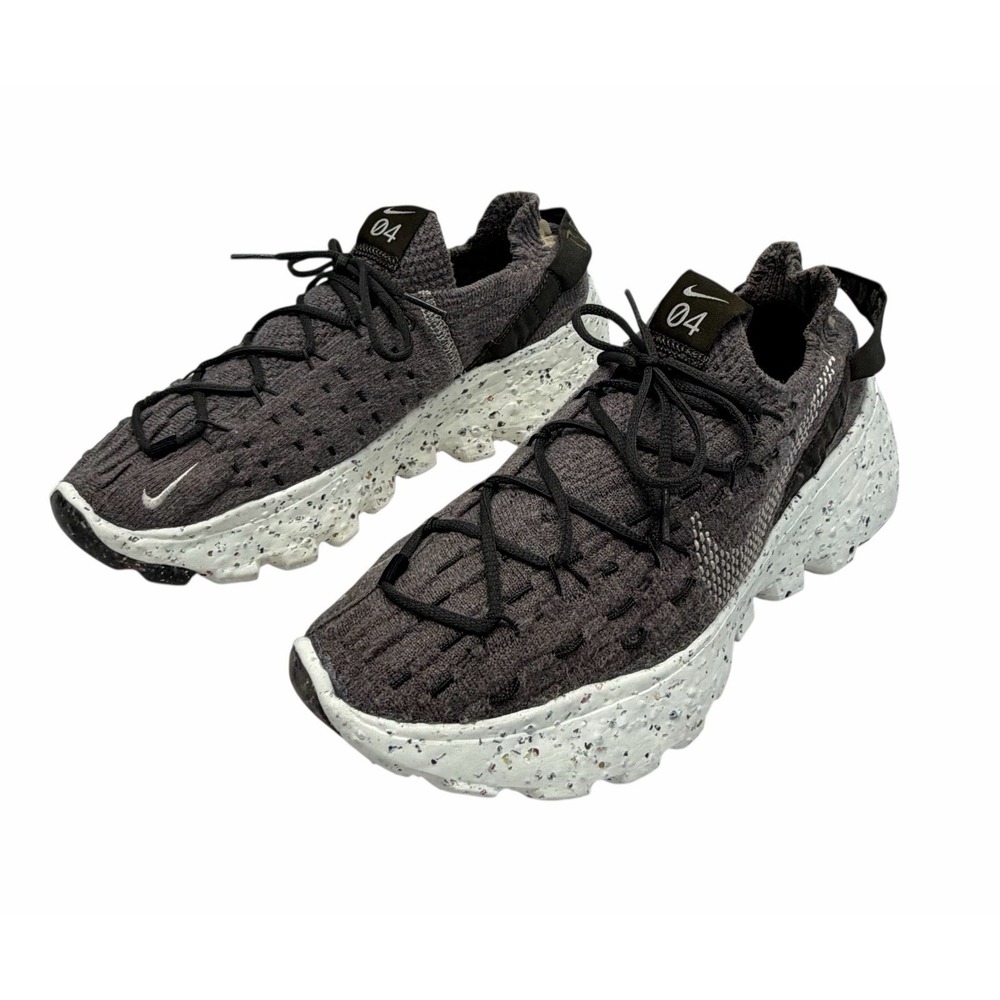 Nike Space Hippie 04 Womens 10 Gray Canvas Lifestyle Sneakers Shoes CD3476-300